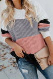 Casual Colorblock Sweater