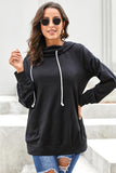 Long Sleeve Hoodie with Rope Drawstring