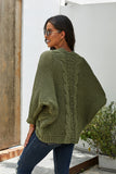 Chunky Knit Solid Cardigan with Pocket