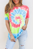 Raglan Sleeves Tie Dyed Tee