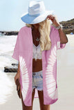 Tie Dye Open Front Beach Cover Up