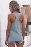 Scoop Neck Basic Solid Tank Top