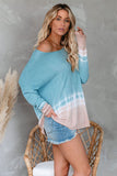 Tie Dye Thermal Knit Top