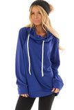 Long Sleeve Hoodie with Rope Drawstring