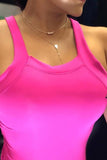 Thick Strap Backless Bowknot Tank Top