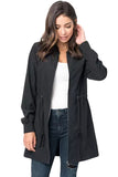 Drawstring Waist Lightweight Outcoat