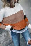 Casual Colorblock Sweater